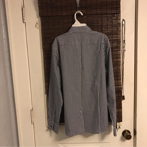 Untuckit Slim Fit Mens Gingam Button Up Shirt - Picture 5 of 5